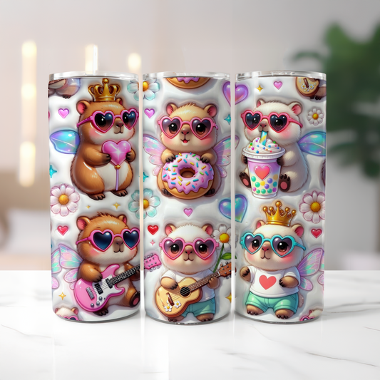 Cute Cabybara Tumbler Wrap