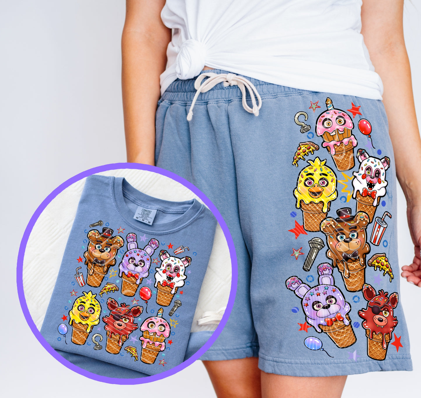 FNAF Ice Cream DTF Print