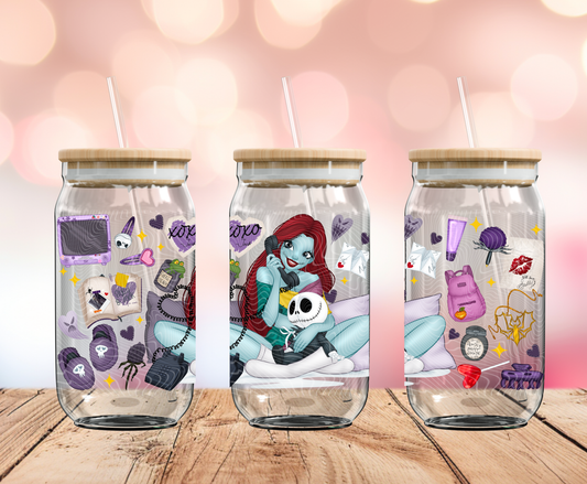 Sally Valentine 16 oz Glass Wraps