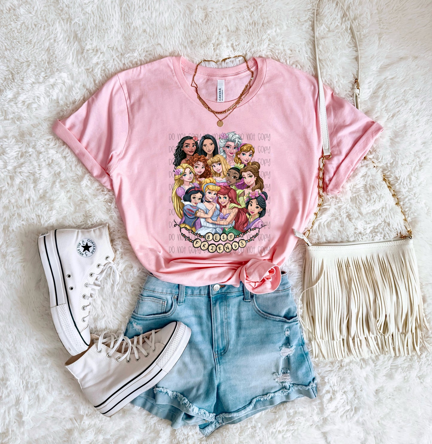 Princess Best Friends DTF Print