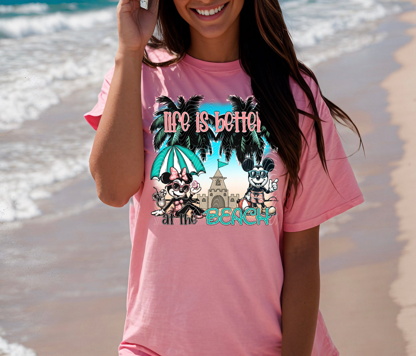 Life’s Better At The Beach DTF Print
