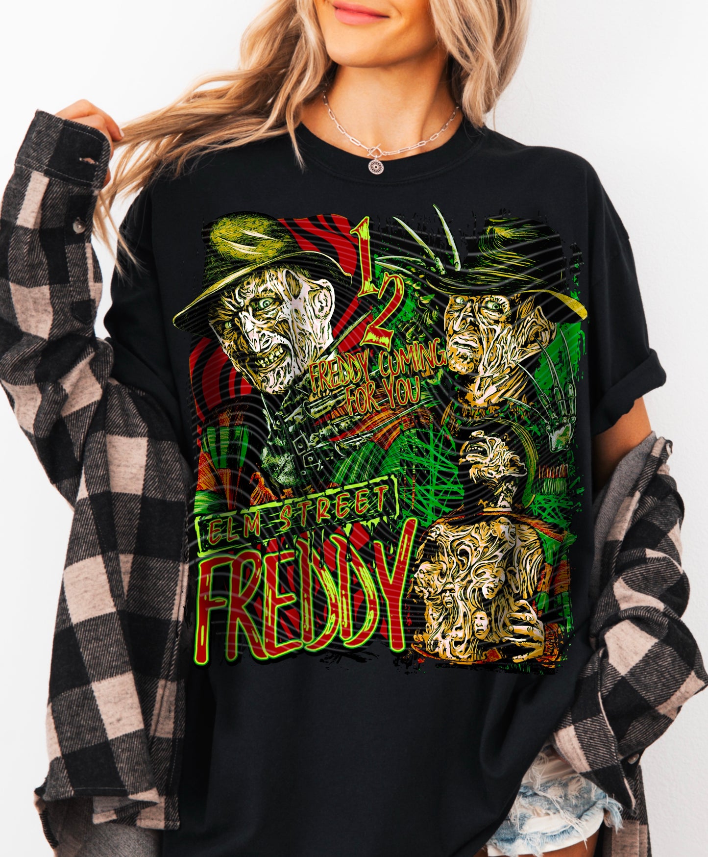 Horror Freddy Collage DTF Print