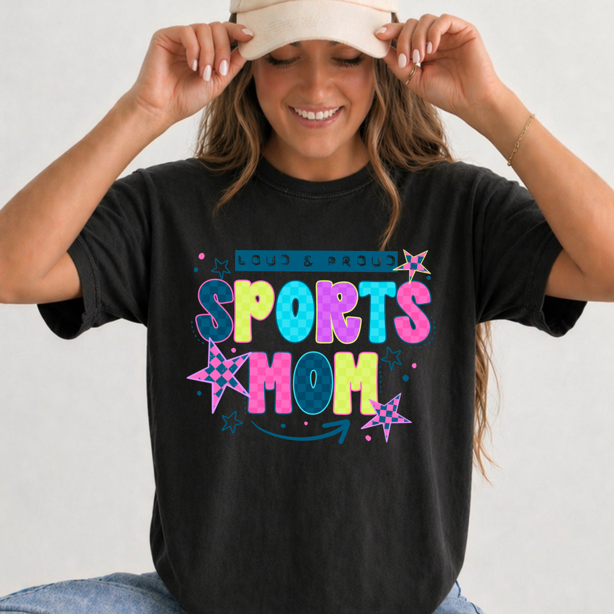 Sports Mom (Colorful) DTF Print