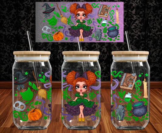 Hocus Winifred 16 oz Glass Wraps