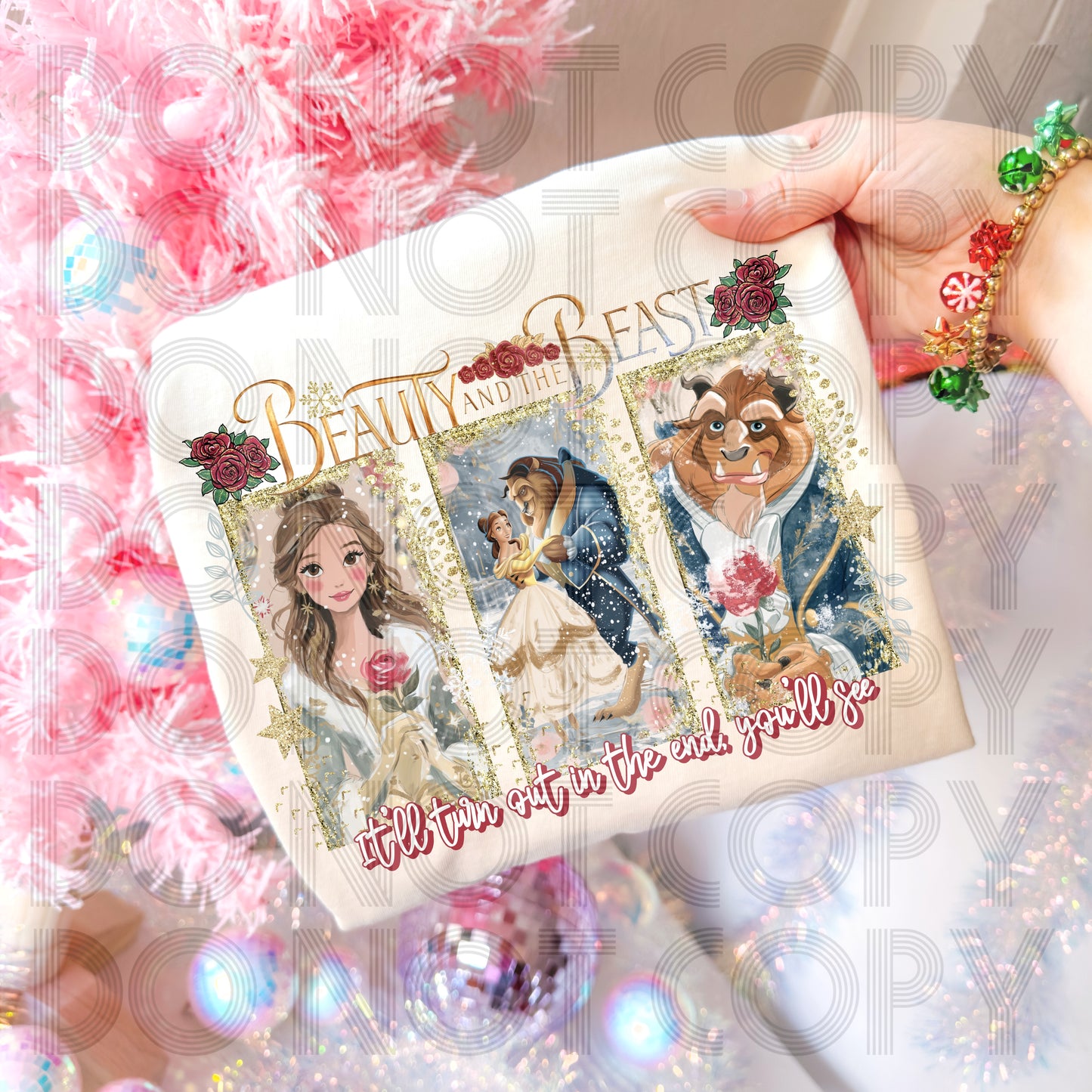 B&Beast Christmas DTF Print