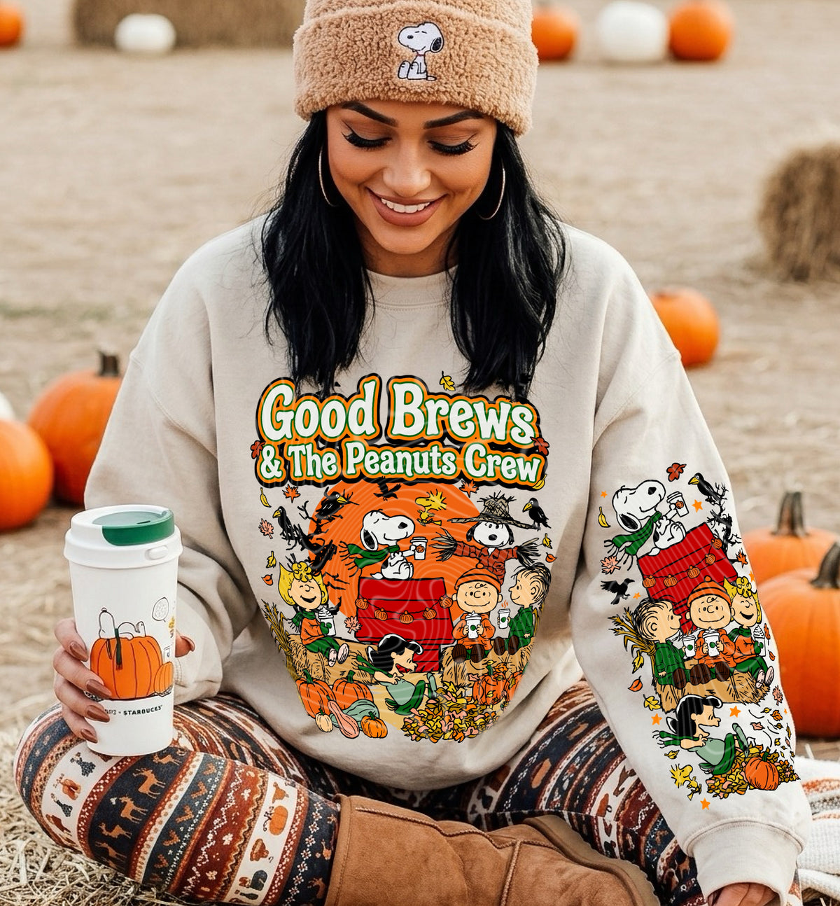 Snoopy Brews DTF Print