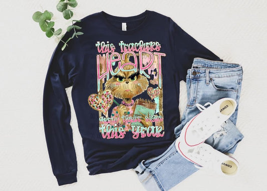 This Teacher’s Heart Grew 3 Sizes DTF Prints