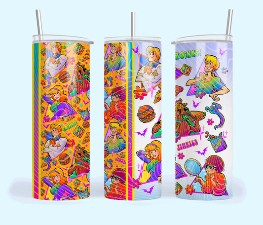Scooby Triangles Tumbler Wrap