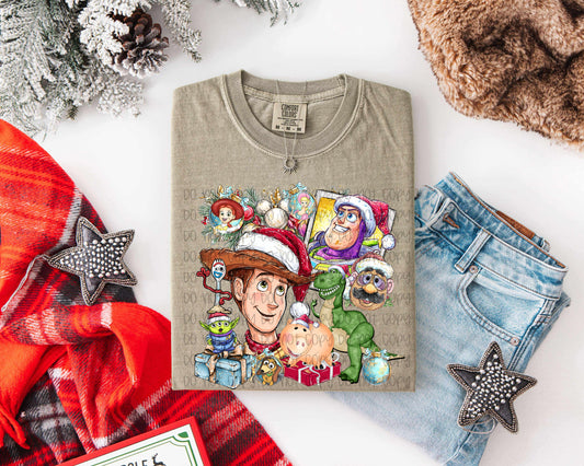 Christmas Toys Polaroid DTF Print