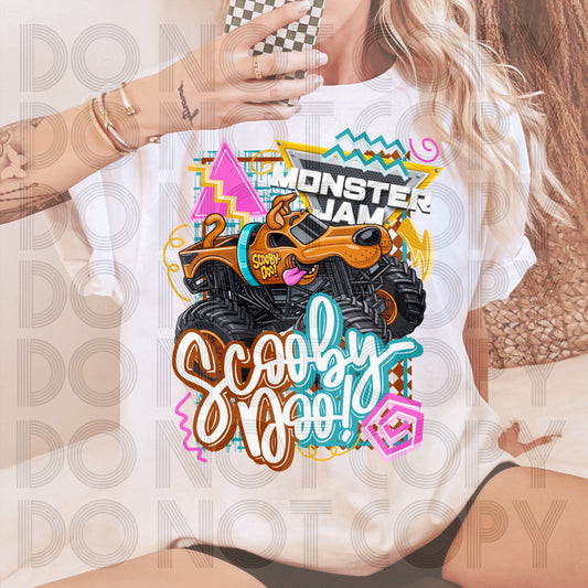 Retro Style MJ Scooby DTF Prints