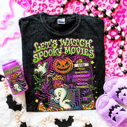 Let’s Watch Spooky Movies DTF Prints