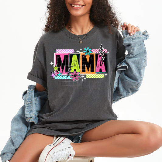 Mama Rainbow Letters DTF Prints