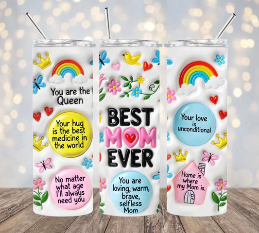 Best Mom Ever Tumbler Wrap