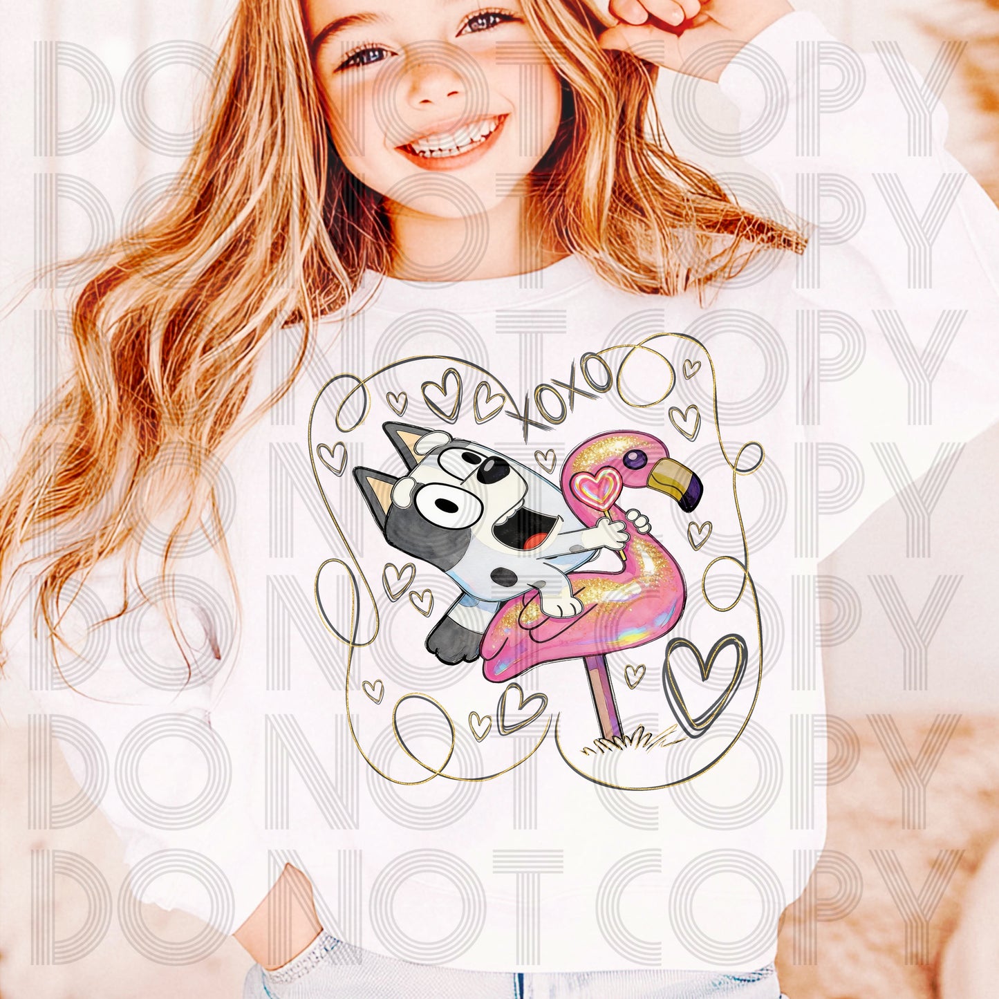 XOXO Muffin Valentine DTF Prints