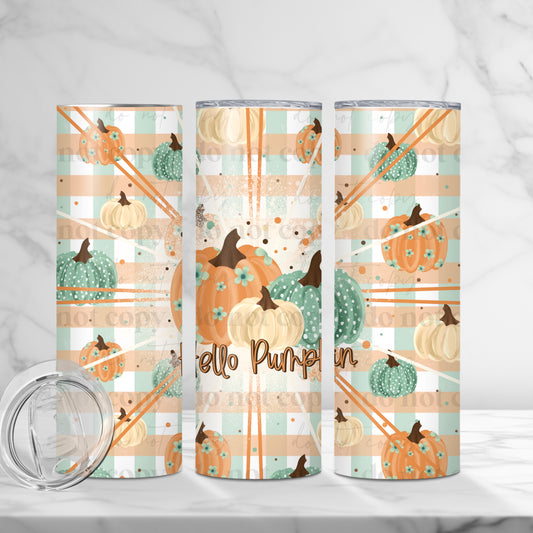 Hello Pumpkin Tumbler Wrap