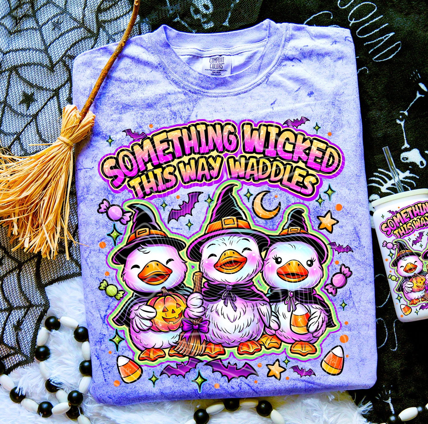 Something Wicked This Way Waddles DTF Print