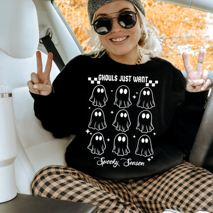 Ghouls Just Want Spooky Season (Single Color) DTF Prints