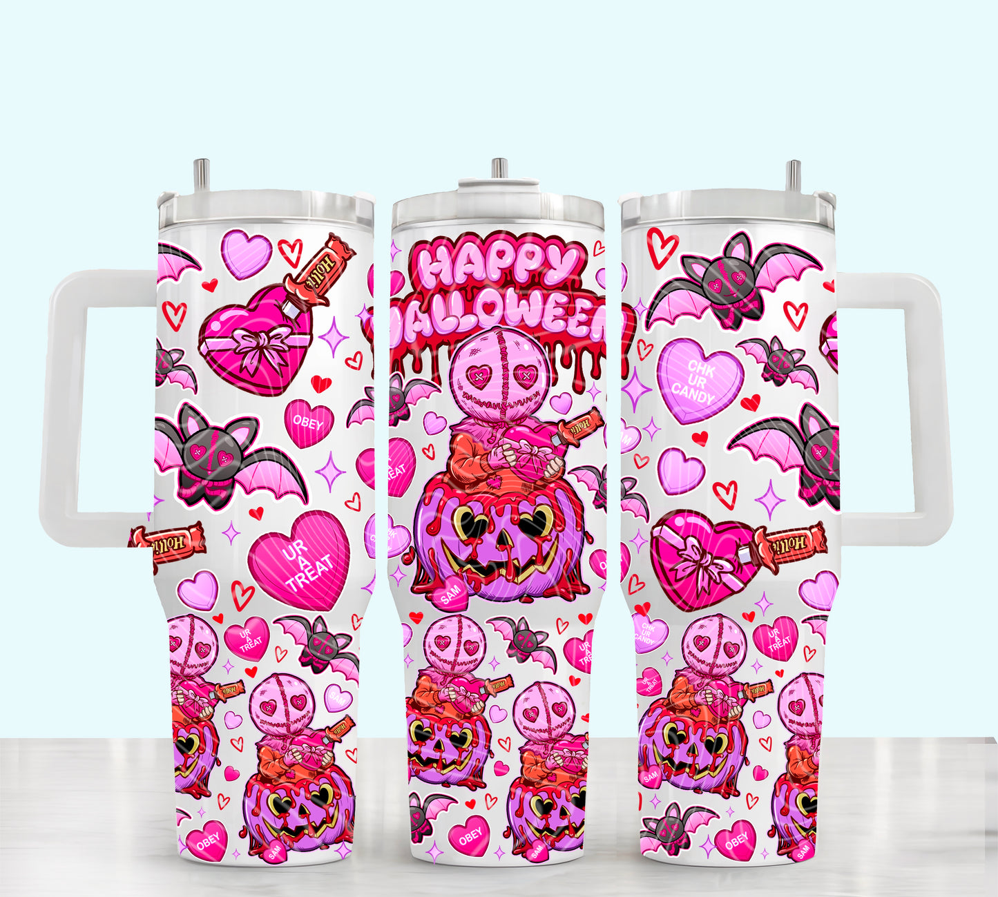 Happy Valloween 40 oz Tumbler Print