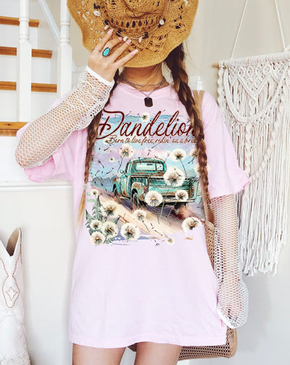 Dandelion DTF Print