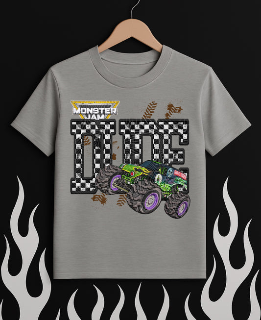 MJ Grave Digger Dude Faux Embroidery DTF Prints