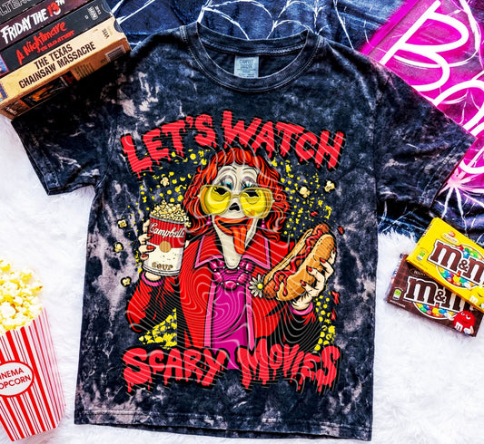 Let’s Watch Scary Movies DTF Print