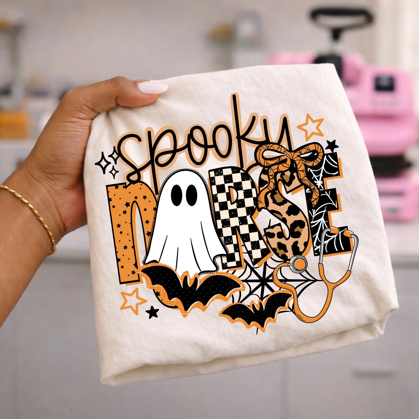 Spooky Nurse DTF Print