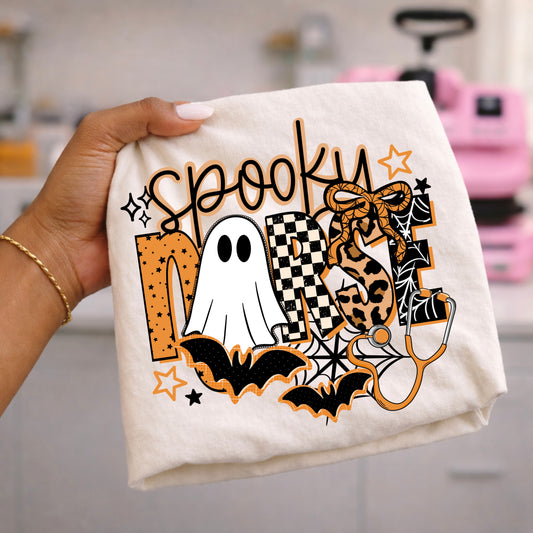 Spooky Nurse DTF Print