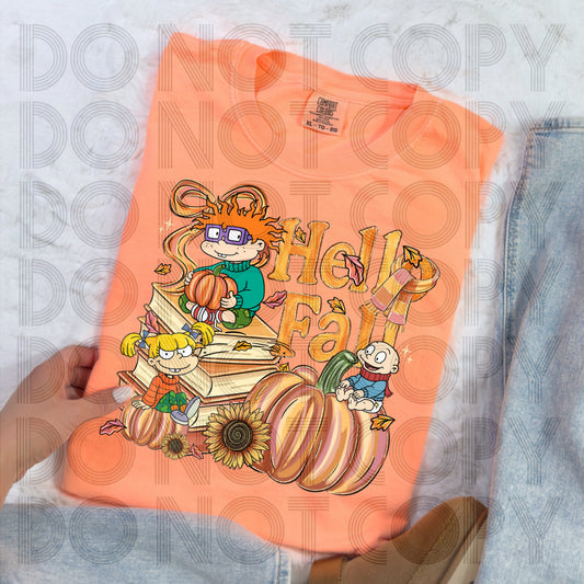 Hello Fall Babies DTF Prints