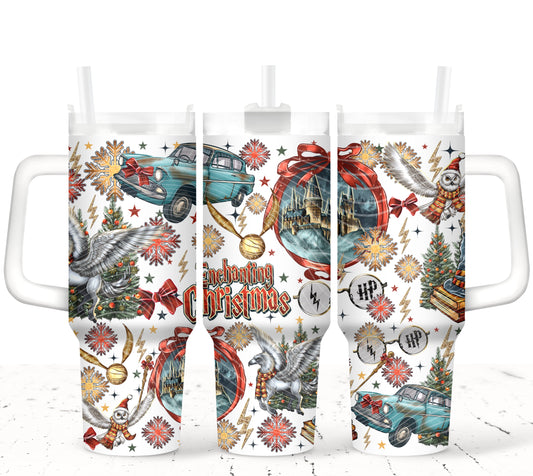 Enchanting Christmas 40 ozTumbler Prints