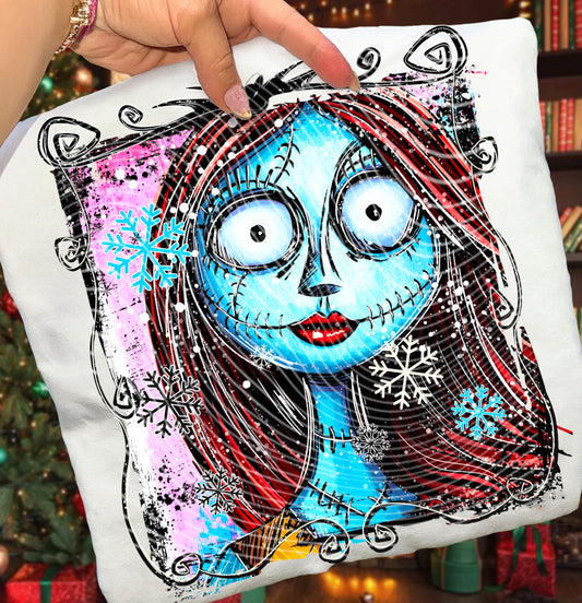 Christmas NBC Sally DTF Print