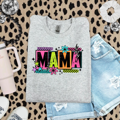 Mama Rainbow Letters DTF Prints