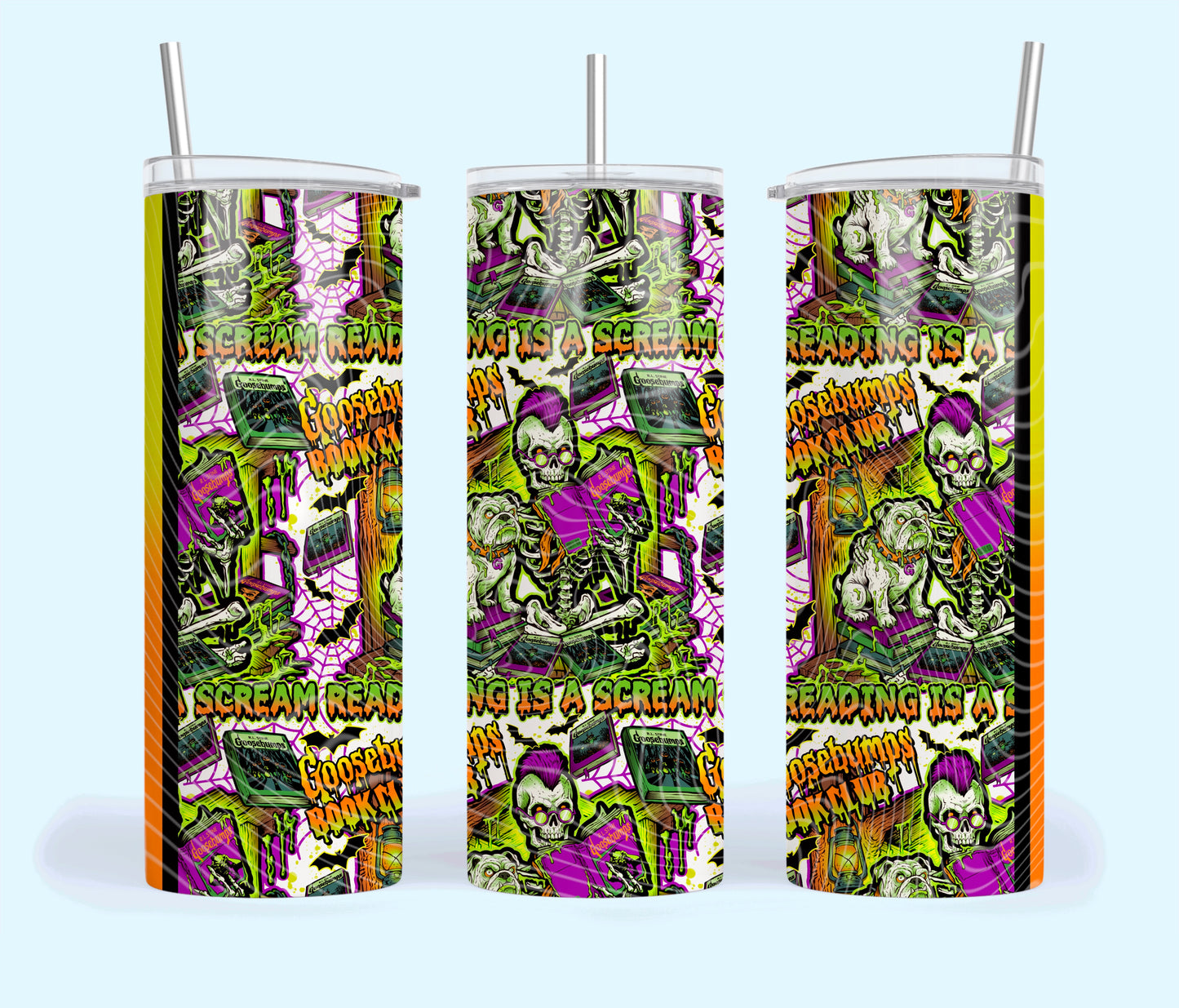Goosebumps Book Club (Style 2) Tumbler Wrap