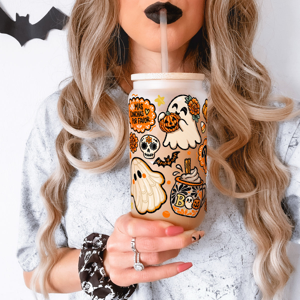 Pan-tasmas Doodle 16 oz Glass Wrap