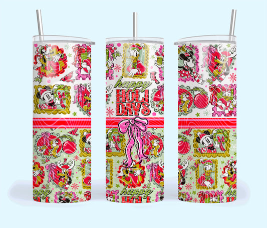 Happy Holidays (Style 2) Tumbler Wrap
