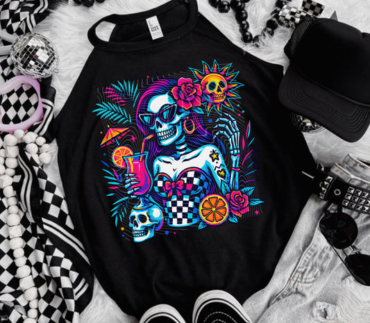 SummerWeen Sippin DTF Prints