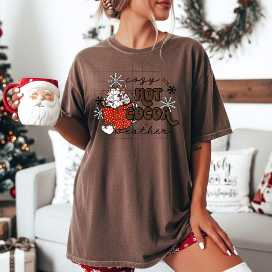Cozy Hot Cocoa Weather DTF Print