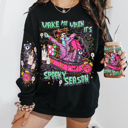 Wake Me When Its Spooky Season DTF Prints