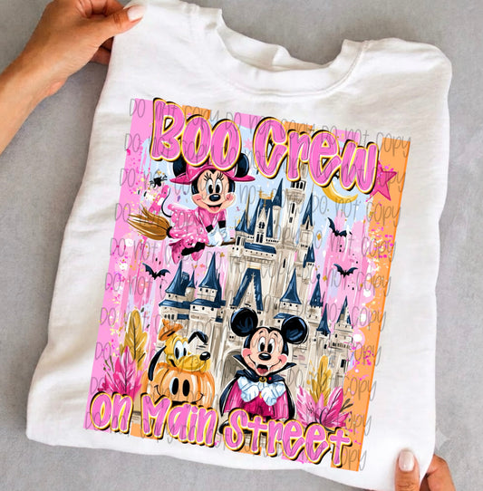 Boo Crew On Main Street DTF Print