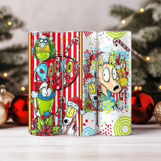 Rocko 90’s Christmas Tumbler Wrap