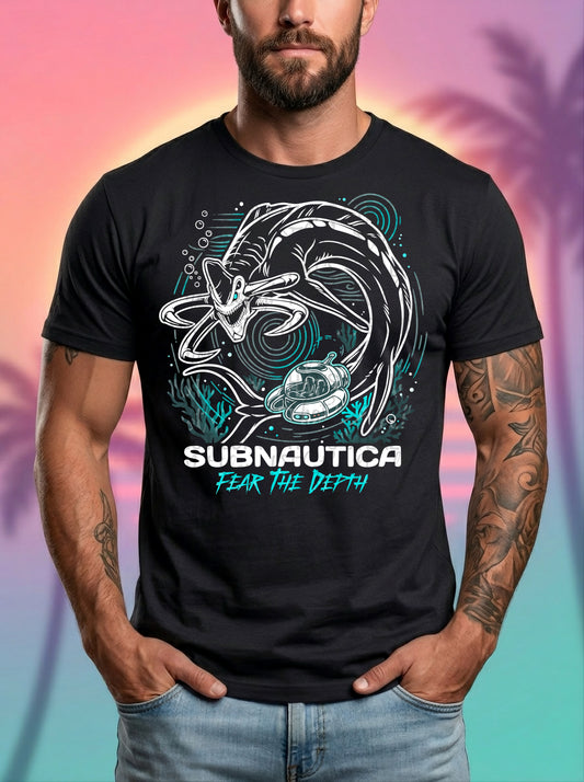 Leviathan Blue Font DTF Print