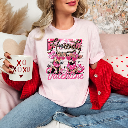 Howdy Valentine DTF Print