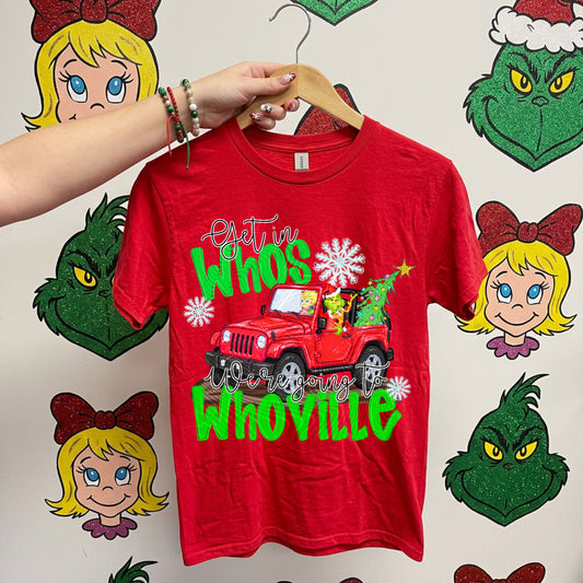 We’re Going To Whoville (Jeep) DTF Print