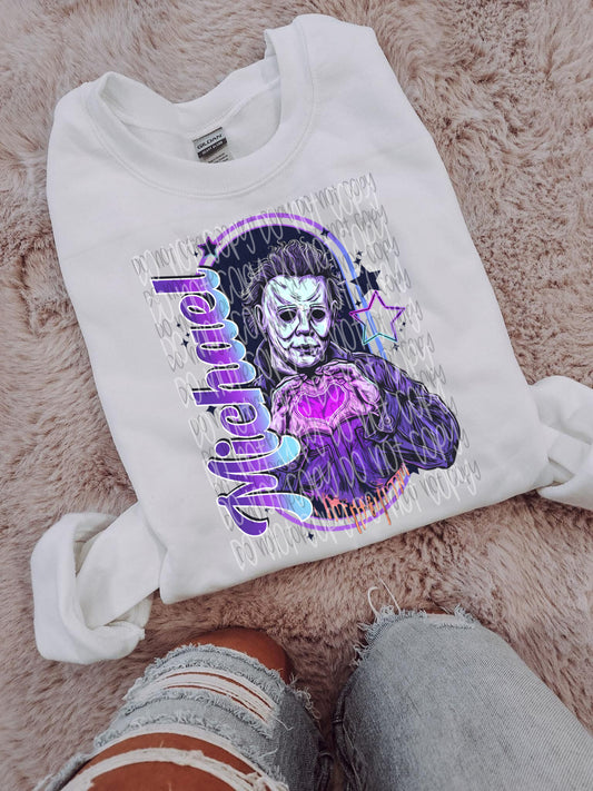 Heart hands Michael DTF Prints