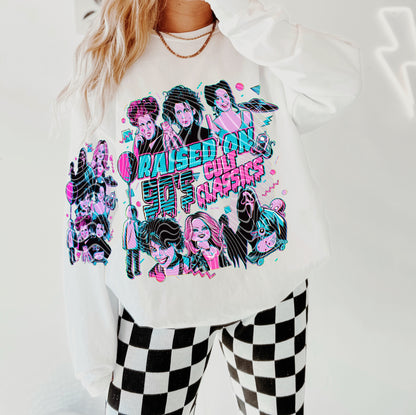 Raised On 90’s Cult Classics DTF Print