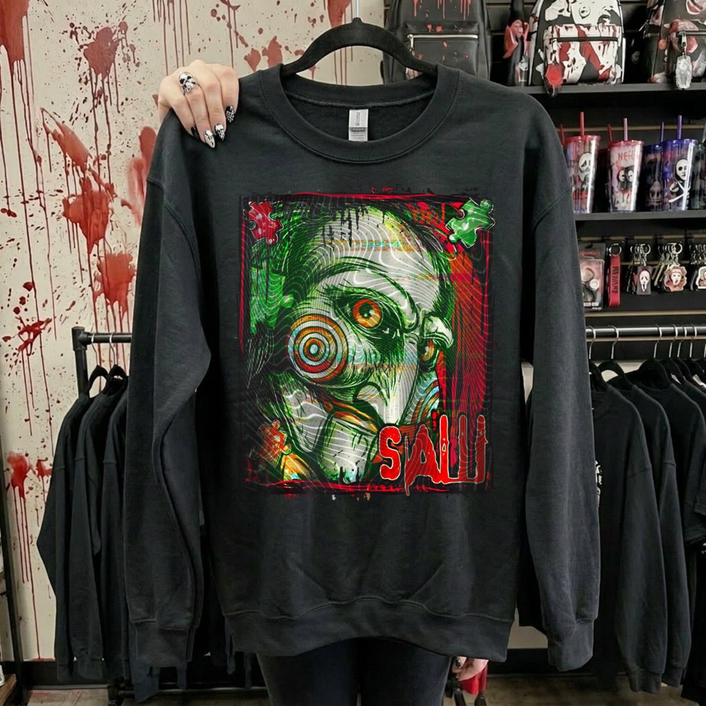 Horror SAW Selfie Style DTF Print