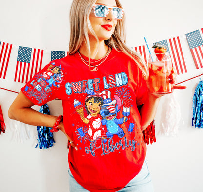 Sweet Land Of Liberty DTF Print
