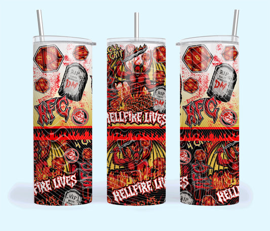 Hellfire Lives Tumbler Wrap