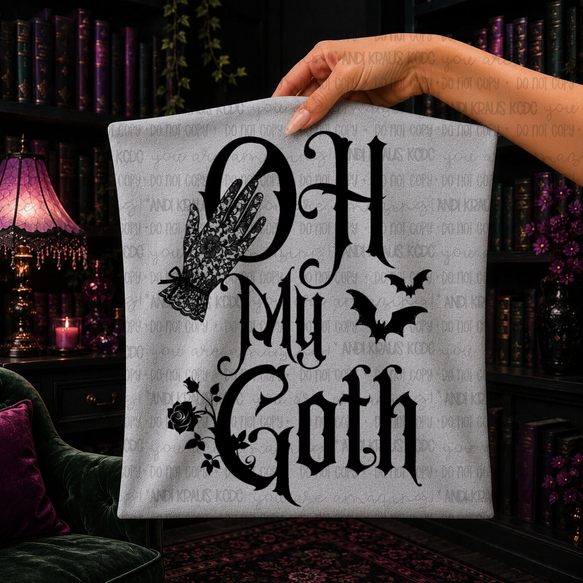 Oh My Goth DTF Print