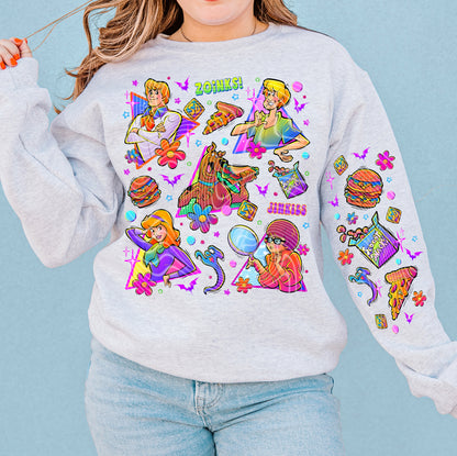Scooby Triangles DTF Print