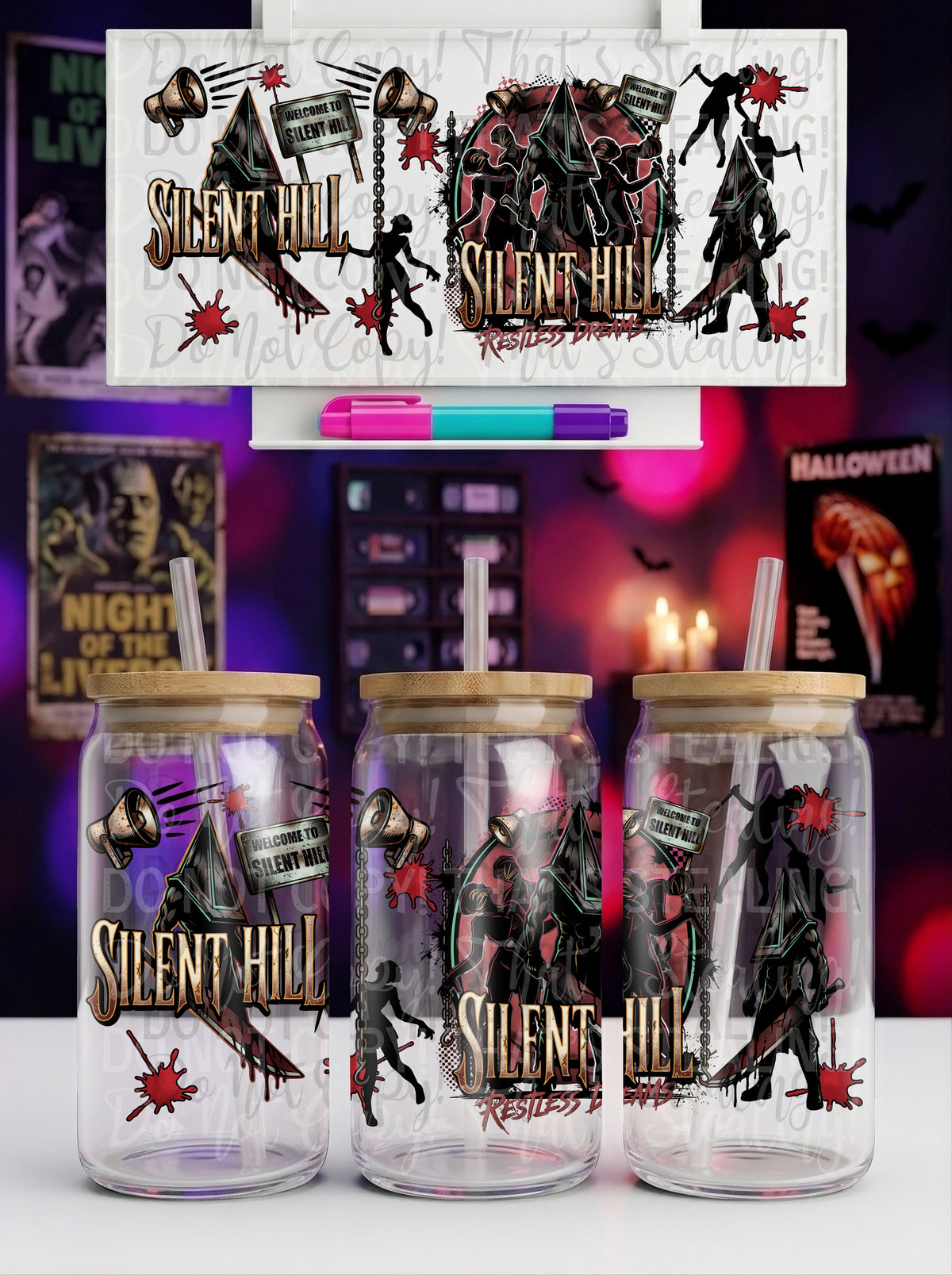 Silent Hill 16 oz Glass Wrap
